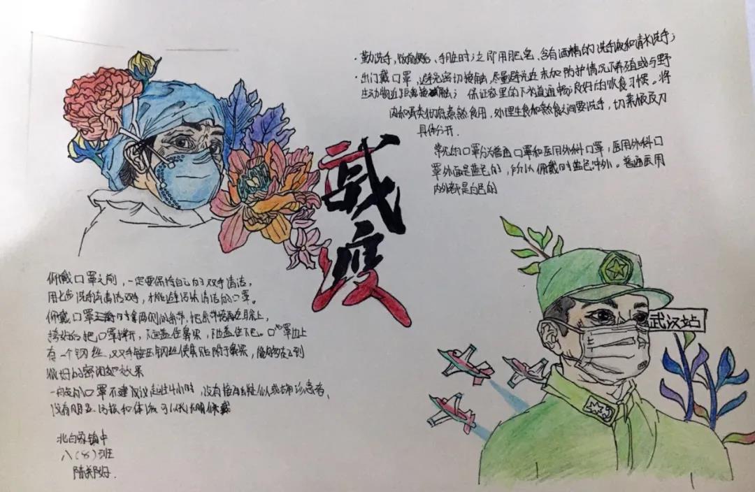 "战疫有我·青春共行"手抄报比赛获奖名单出炉啦!