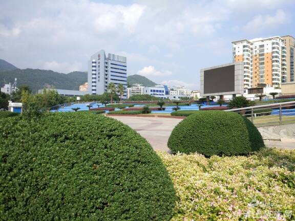 一张图证明你生活在乐清# 晨沐广场一角